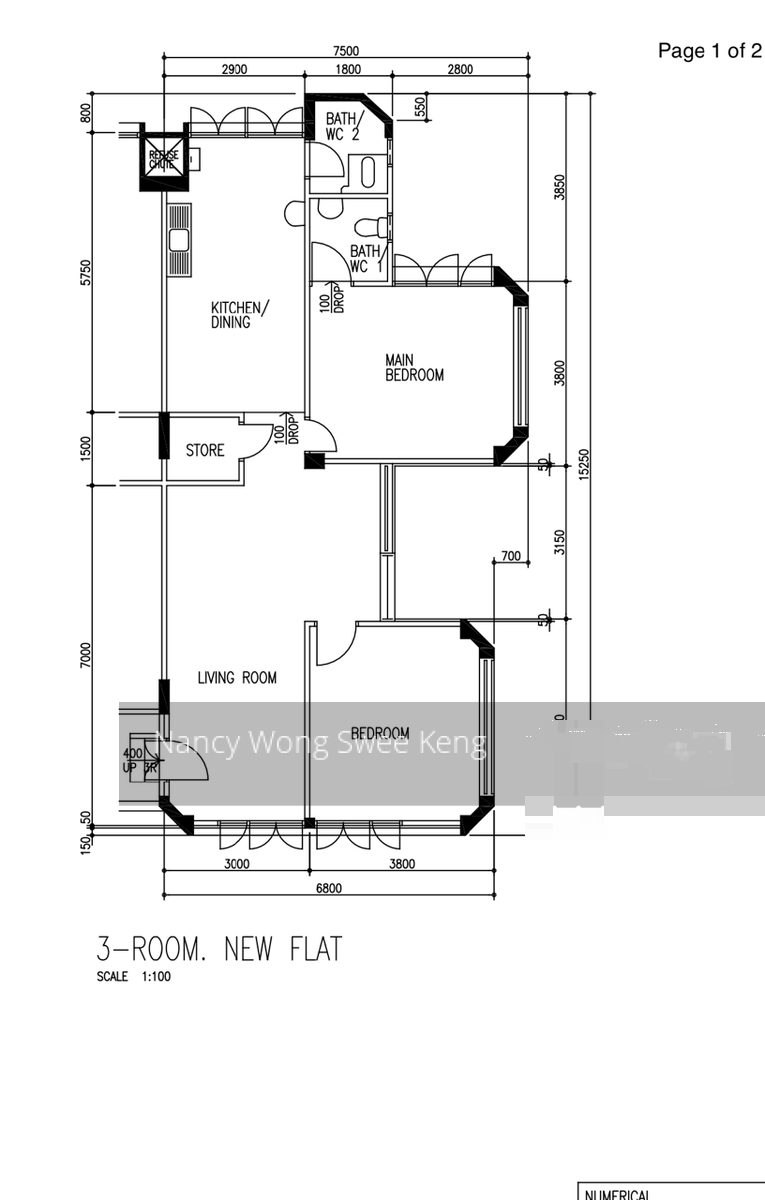 Blk 303 Jurong East Street 32 (Jurong East), HDB 3 Rooms #198608292